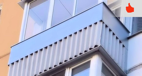 Остекление и отделка балконов П-3